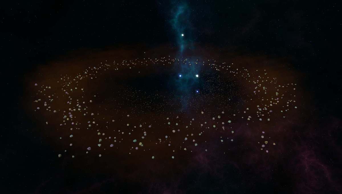 Asteroids Belt procedural generator URP
