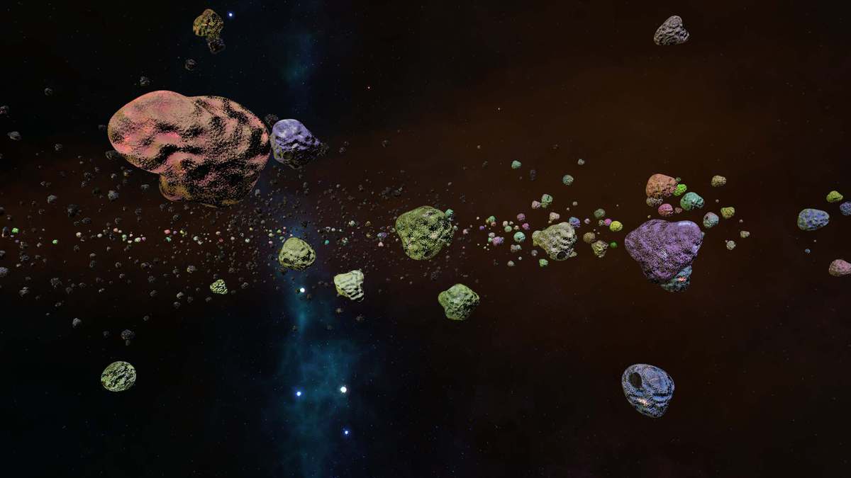 Asteroids Belt procedural generator URP