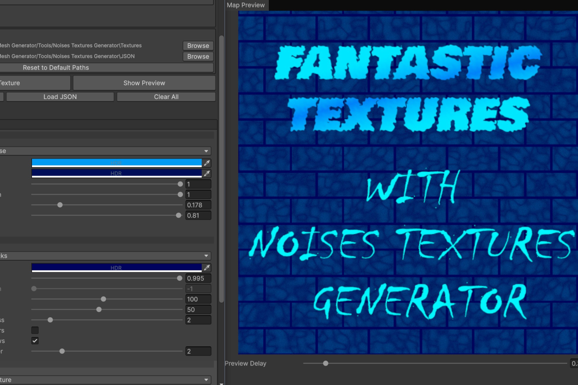 Noises Textures Generator