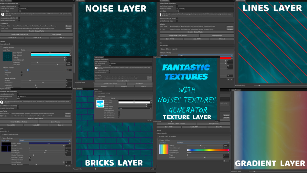Noises Textures Generator