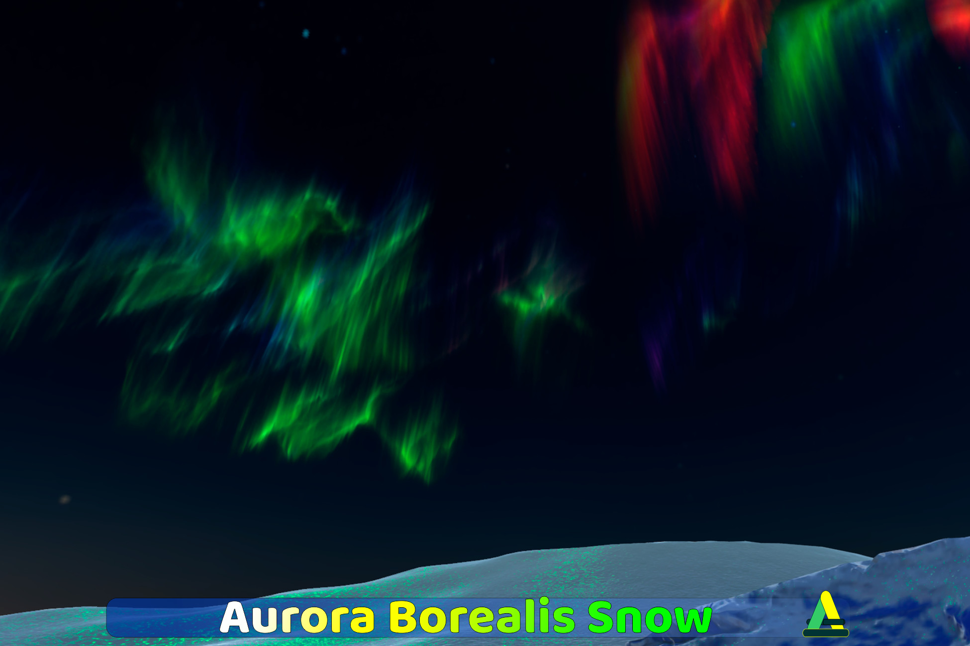 Aurora Borealis Snow
