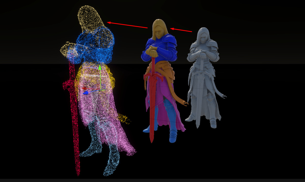 Particles Ghost Mesh